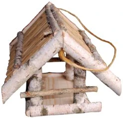 Futterhaus Zum Aufhängen Mit Schilfdach