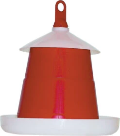 Futterautomat Für Geflügel Rot 12kg