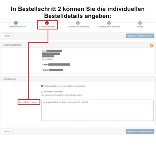 Kennringe Mit Telefonnummer Ø 8mm 100 Stück – Bild 2