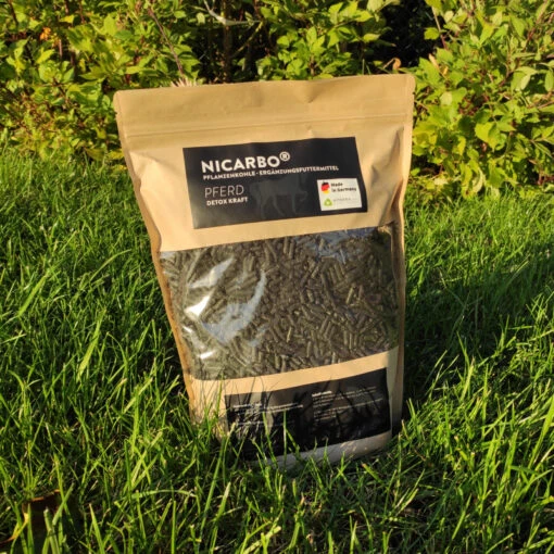 NICARBO Pflanzenkohle - Ergänzungsfutter Pferd 2kg – Bild 2