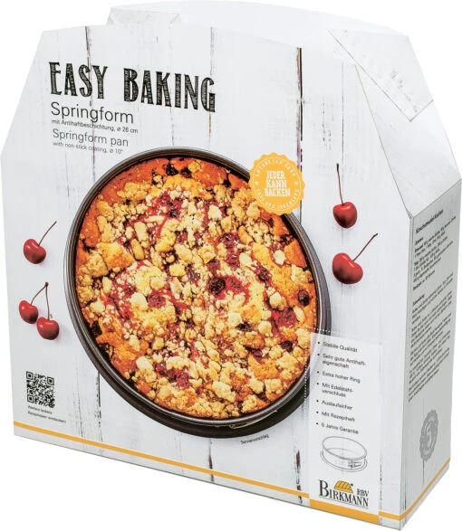 Springform 26cm Antihaftbeschichtung, Easy Baking